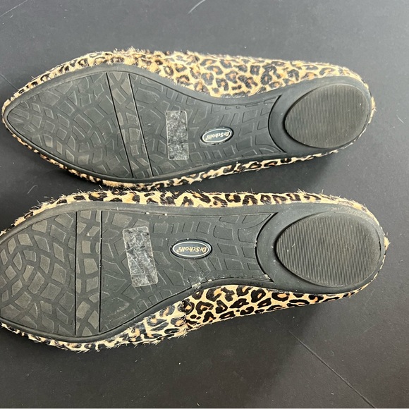 Ladies pointed toe leopard print ballet flat shoe - Picture 4 of 4